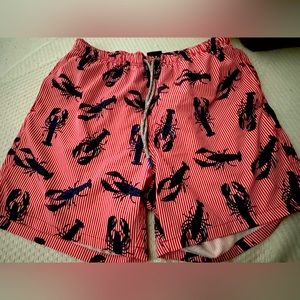 Lobster swim trunks